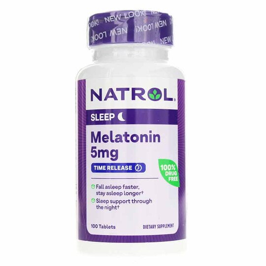 Melatonin 5 Mg Time Release Extra Strength, 100 Tablets, NTR