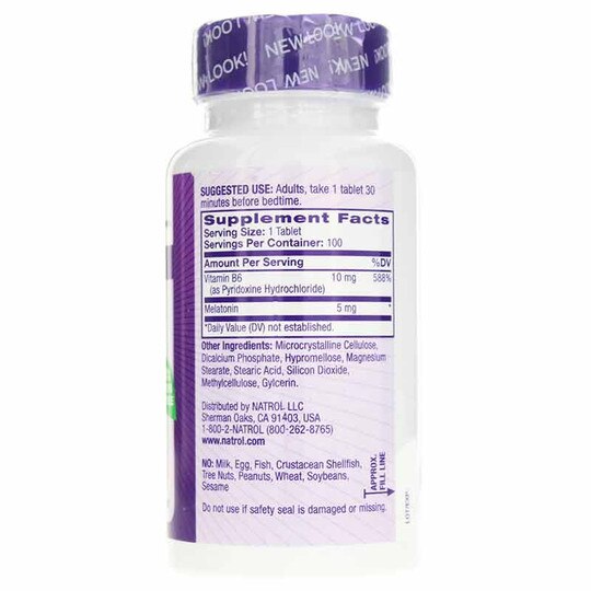 Melatonin 5 Mg Time Release Extra Strength, 100 Tablets, NTR