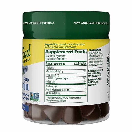 Melatonin Berry Good Sleep Gummies, 54 Gummies, MGF