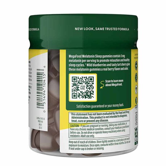 Melatonin Berry Good Sleep Gummies, 54 Gummies, MGF