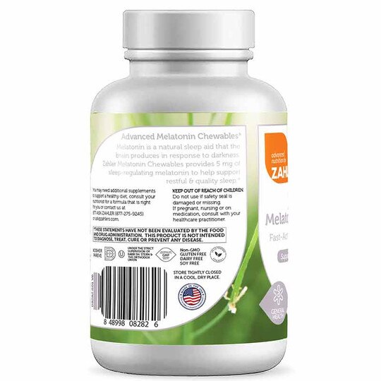 Melatonin Chewables 5 Mg, 120 Chewable Tablets, ZHL