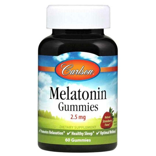 Melatonin Gummies 2.5 Mg with Natural Strawberry Flavor,, CL