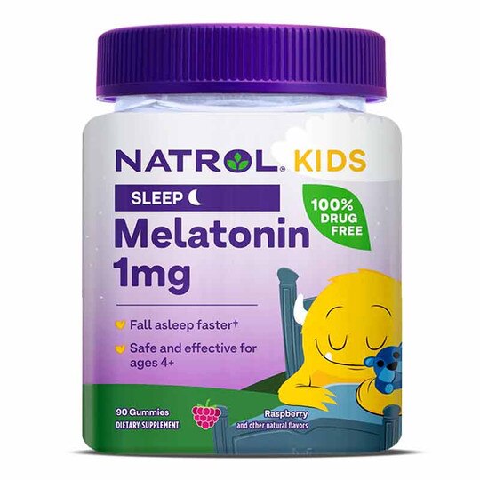 Melatonin for Kids 1 Mg Gummies, 90 Berry Gummies, NTR