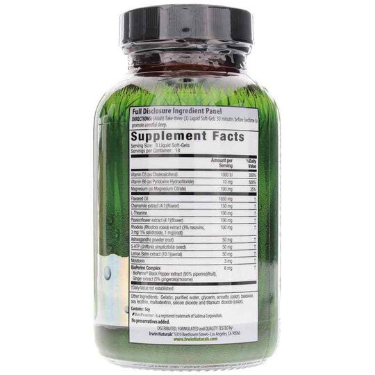 Melatonin Plus 5HTP & Rhodiola, Irwin Naturals