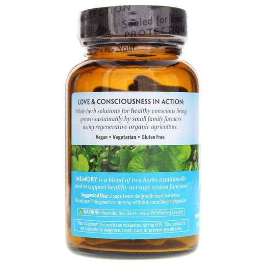 Memory Certified Organic, 90 Veg Capsules, OGI