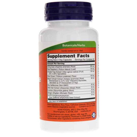 Menopause Support, 90 Veg Capsules, NOW