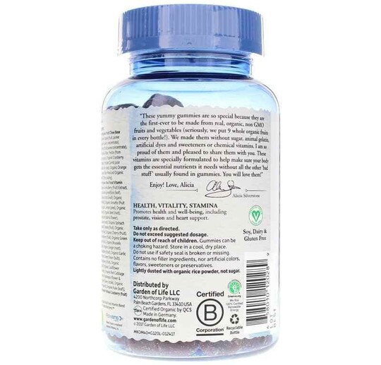 Men's Multi 40+ Whole Food Multivitamin Gummies, 120 G, GOLM