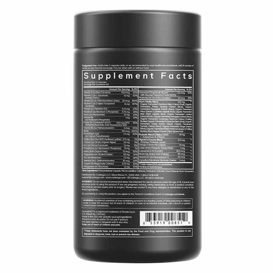 Men's Multivitamin Fermented, 120 Capsules, CDE