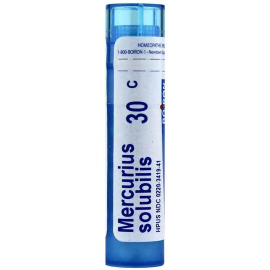 Mercurius Solubilis 30C, 80 Pellets, BOR