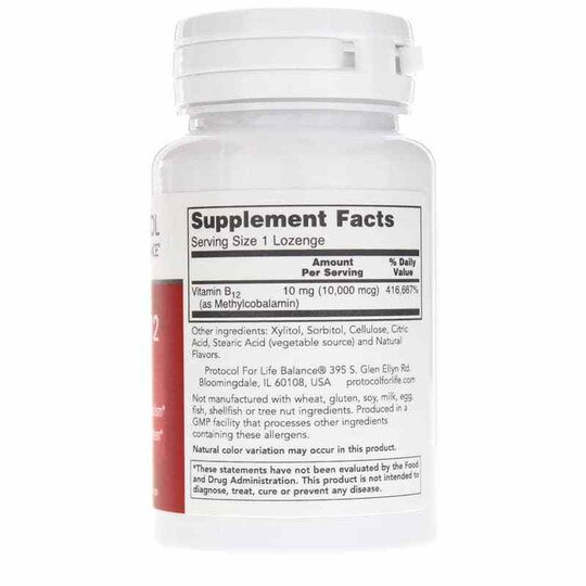 Methyl B12 10,000 Mcg, 60 Lozenges, PFLB