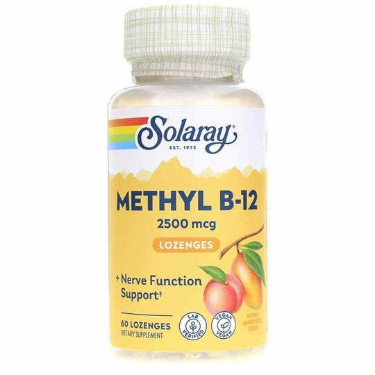 Methyl B-12 2500 Mcg Natural Mango Peach, SLR