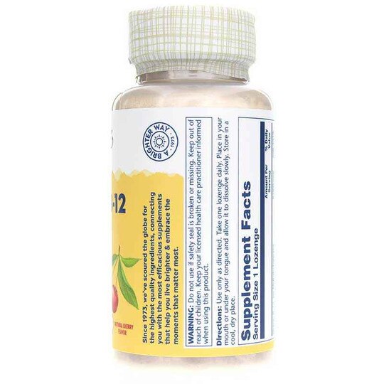 Methyl B-12 5000 Mcg with Natural Cherry Flavor, 60 Loz, SLR