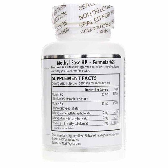Methyl-Ease HP, 60 Veg Capsules, BSP