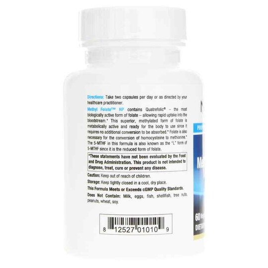 Methyl Folate HP, 60 Veg Capsules, NUM