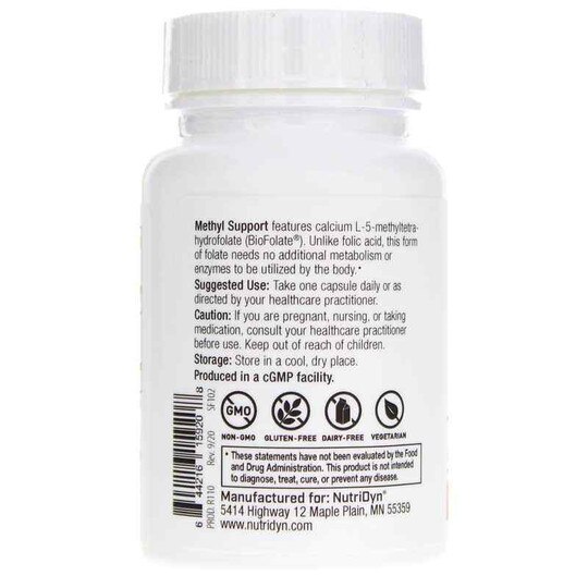 Methyl Support L-5-MTHF, 120 Capsules, ND