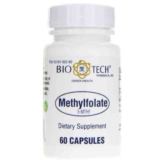 Methylfolate 5-MTHF, 60 Capsules, BTP