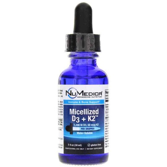 Micellized D3 + K2, 1 Oz, NUM