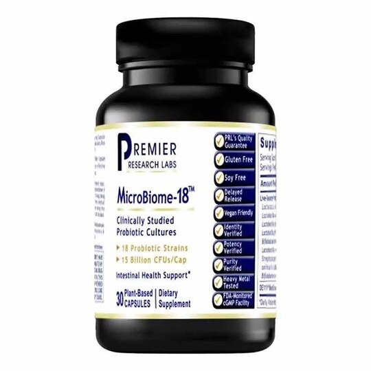 MicroBiome-18 Probiotic, 30 Veg Capsules, PRL