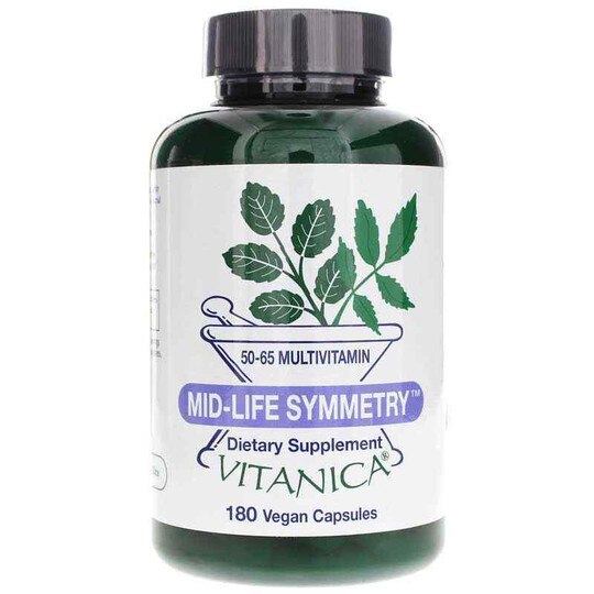 Mid-Life Symmetry Pro, 180 Vegan Capsules, VTAP