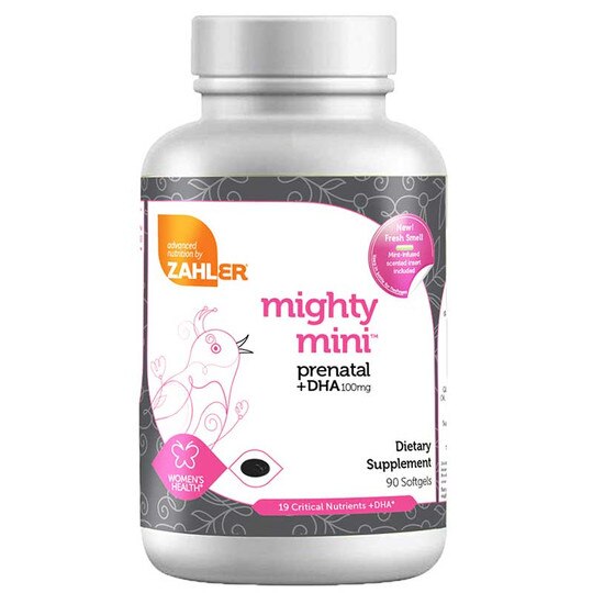 Mighty Mini Prenatal + DHA, 90 Softgels, ZHL