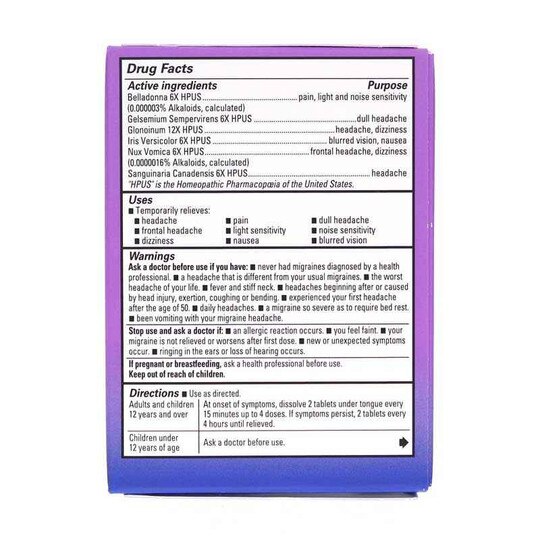 Migraine Relief, 100 Quick-Dissolve Tablets, HYL