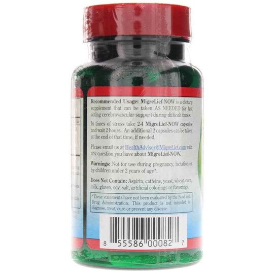 Migrelief Now, 60 Capsules, AKS