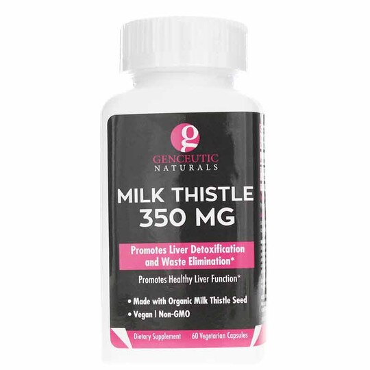 Milk Thistle 350 Mg, 60 Capsules, GNT