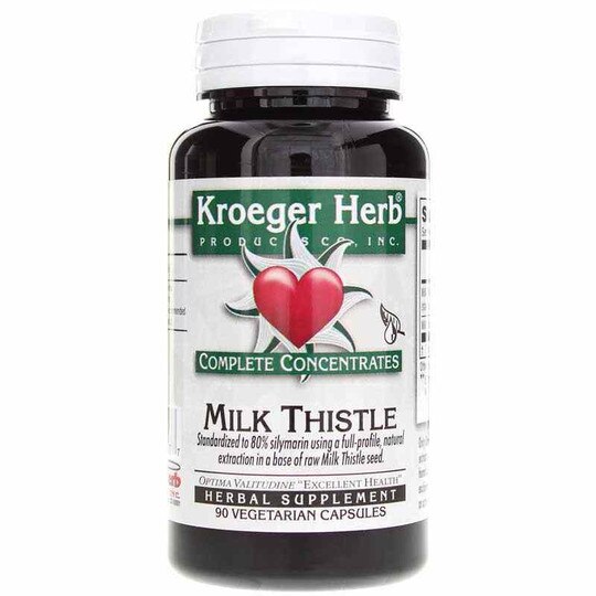 Milk Thistle, 90 Veg Capsules, KRH