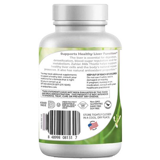 Milk Thistle, 60 Capsules, ZHL