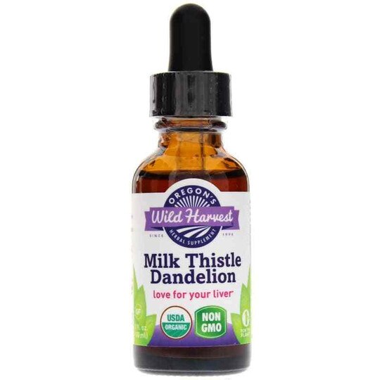 Milk Thistle Dandelion Liquid, 1 Oz, OWH