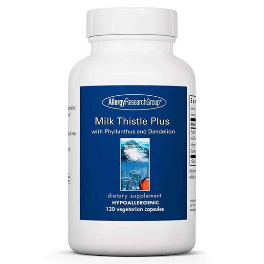 Milk Thistle Plus with Phyllanthus and Dandelion, 120 Veg Capsules, ARG