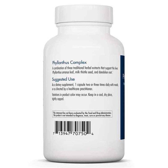 Milk Thistle Plus with Phyllanthus and Dandelion, 120 Veg Capsules, ARG