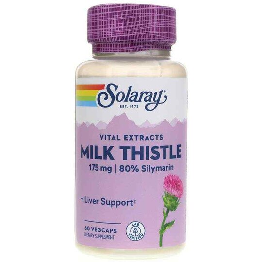 Milk Thistle Seed Extract 175 Mg, 60 Veg Capsules, SLR
