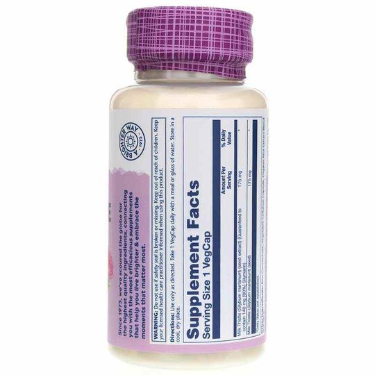 Milk Thistle Seed Extract 175 Mg, 60 Veg Capsules, SLR