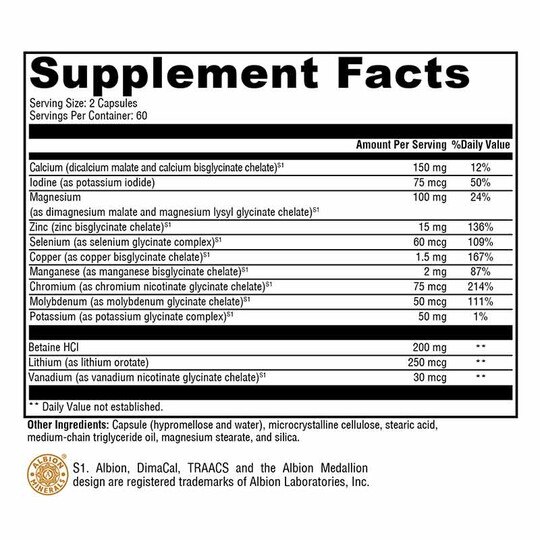 MinRex, 120 Veg Capsules, XYM