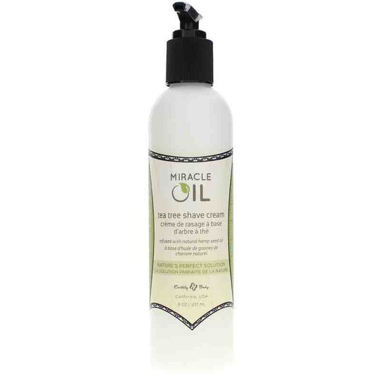Miracle Oil Tea Tree Shave Cream, 8 Oz, ERB