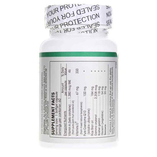 Mito Guard 100 Plus Micellized Pure CoQ10, 60 Softgels, PRQ