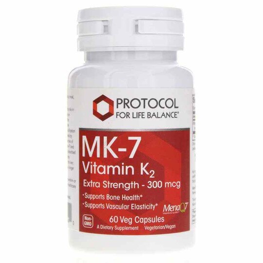 MK-7 Vitamin K2 300 Mcg, 60 Veg Capsules, PFLB