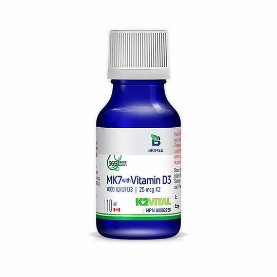 MK7 with D3 Drops, 10 Ml, BIMD