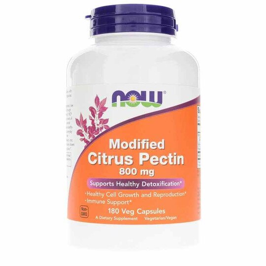 Modified Citrus Pectin 800 Mg, 180 Veg Capsules, NOW