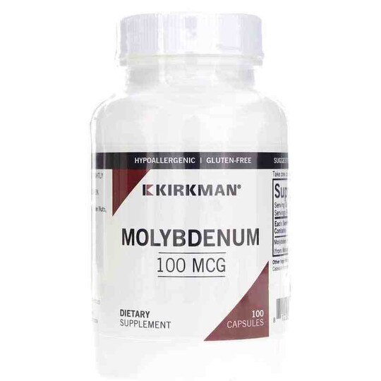 Molybdenum 100 Mcg, 100 Capsules, KRK