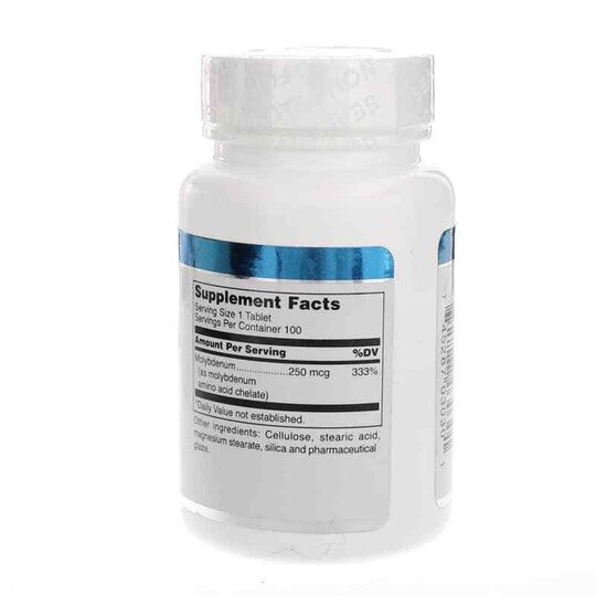 Molybdenum 250 Mcg, 100 Tablets, DGL
