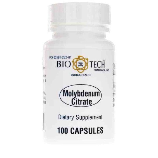 Molybdenum Citrate, 100 Capsules, BTP