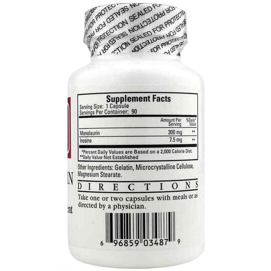 Monolaurin 300 Mg, 90 Capsules, ECF