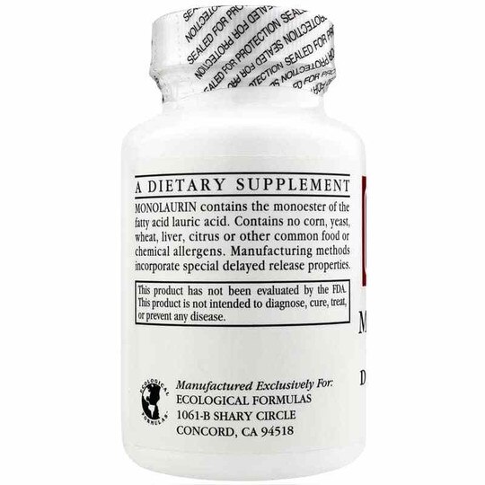Monolaurin 300 Mg, 90 Capsules, ECF