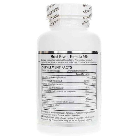 Mood Ease, 120 Capsules, BSP
