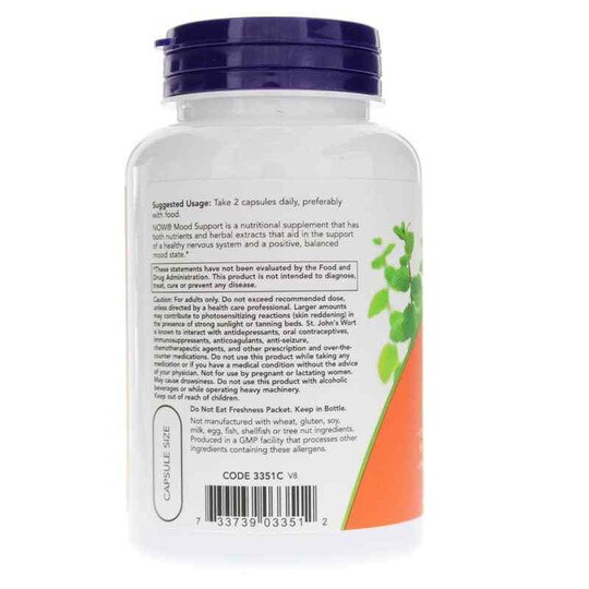 Mood Support with St. John's Wort, 90 Veg Capsules, NOW