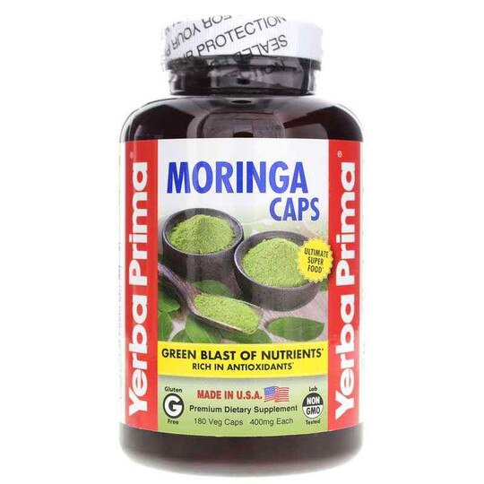 Moringa Caps, 180 Veg Capsules, YPMA