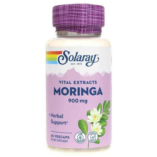 Moringa Leaf Extract 450 Mg, 60 Veg Capsules, SLR