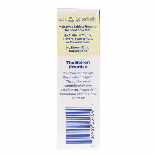 MotionCalm Motion Sickness Relief, 60 Meltaway Tablets, BOR